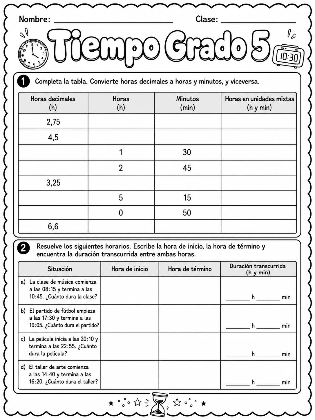5.º grado - repaso de matemáticas - Paquete de fichas - Conjunto 2 página 4 vista previa imprimible