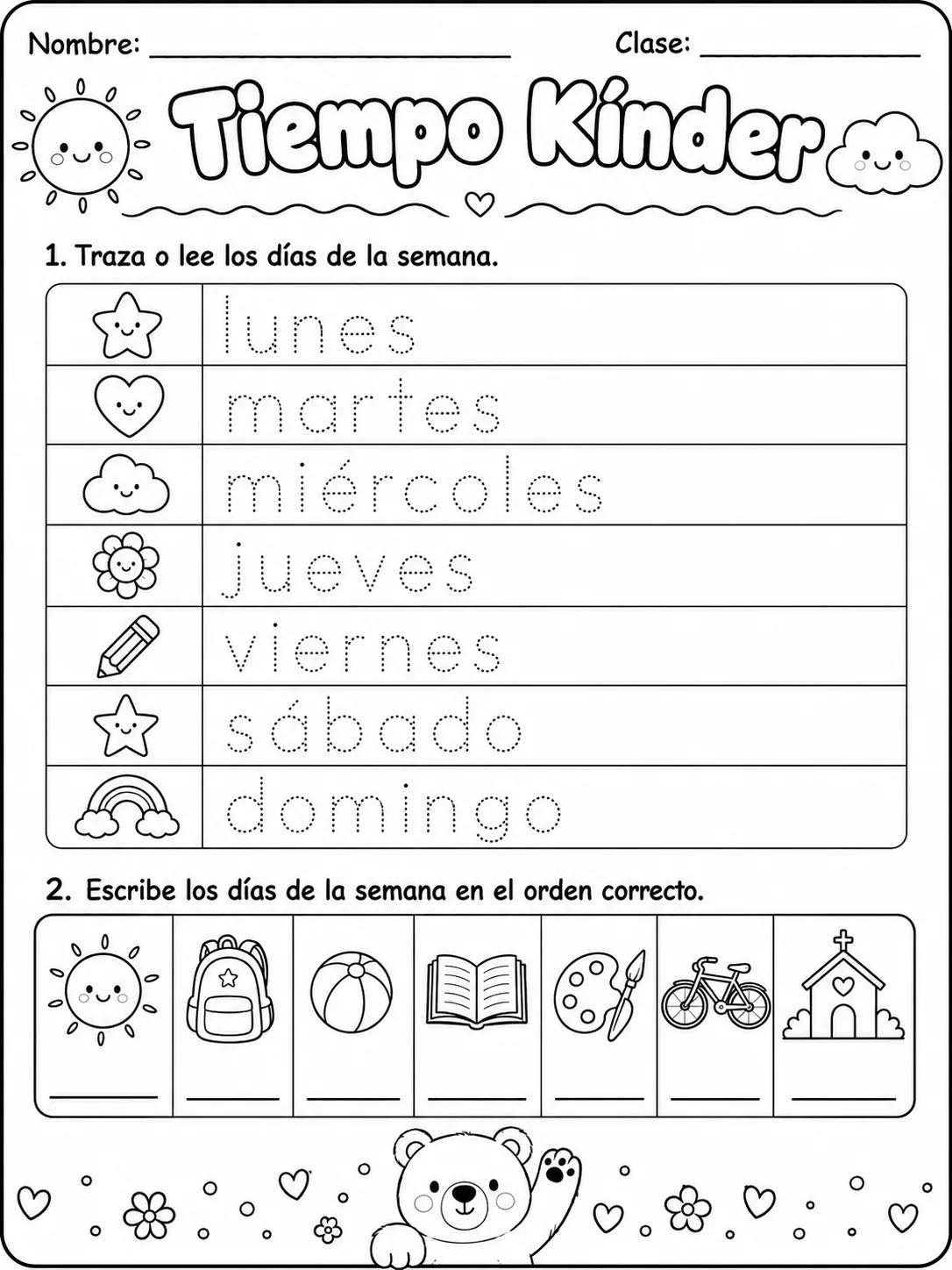 Kindergarten - repaso de matemáticas - Paquete de fichas - Conjunto 2 página 3 vista previa imprimible