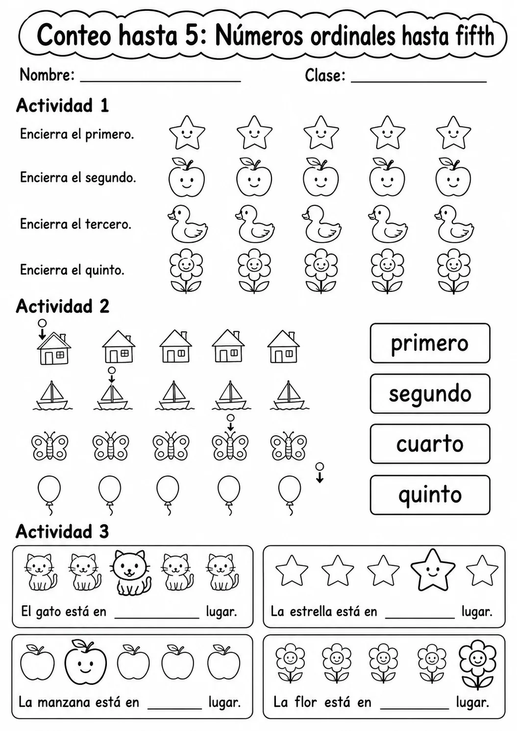 Números y conteo hasta 7 - paquete de fichas de matemáticas vista previa imprimible en KiwiBee