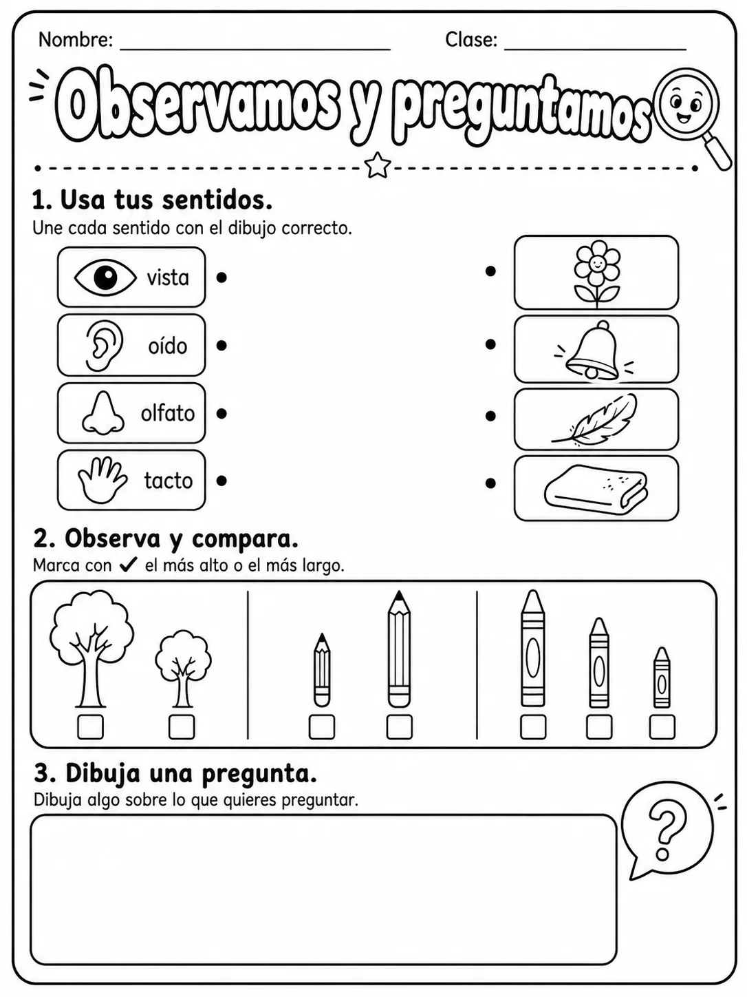 1.º grado - cuerpo humano y salud - Paquete de fichas - Conjunto 3 página 5 vista previa imprimible