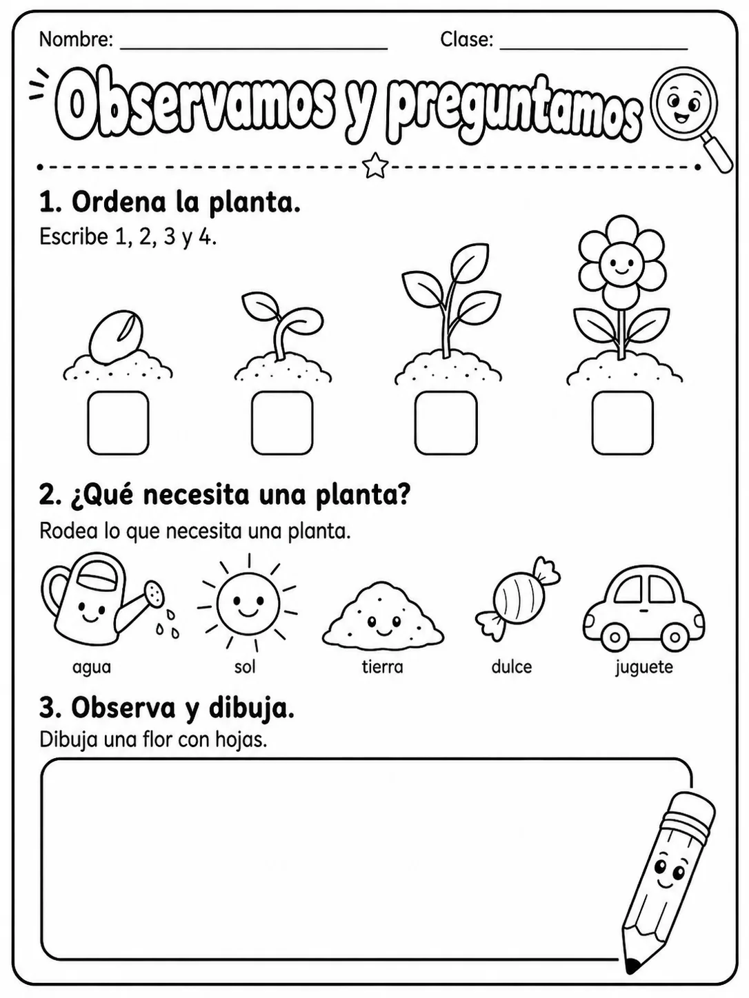 1.º grado - cuerpo humano y salud - Paquete de fichas - Conjunto 3 página 7 vista previa imprimible
