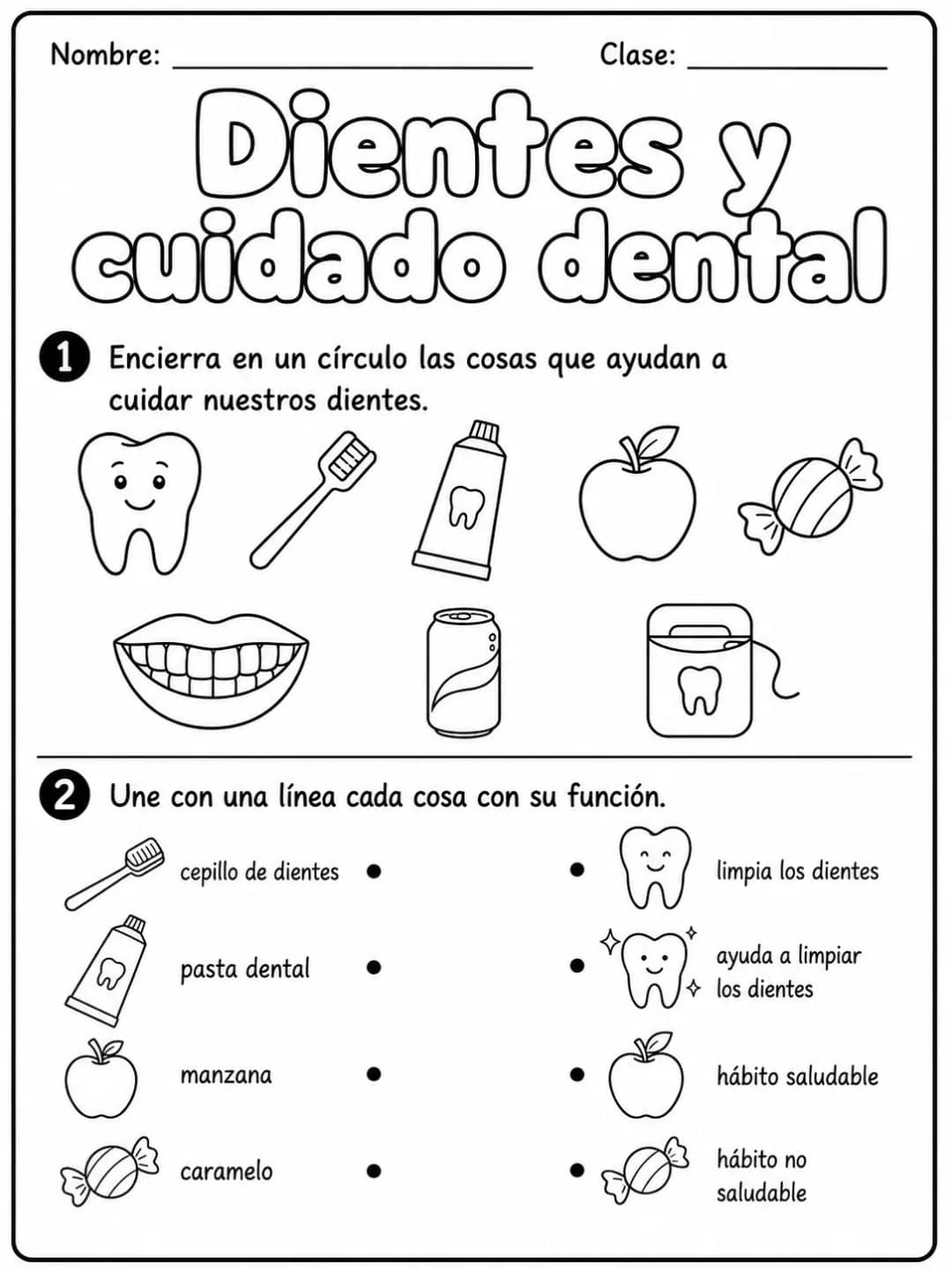 1.º grado - cuerpo humano y salud - Paquete de fichas - Conjunto 6 vista previa imprimible de ciencias en KiwiBee