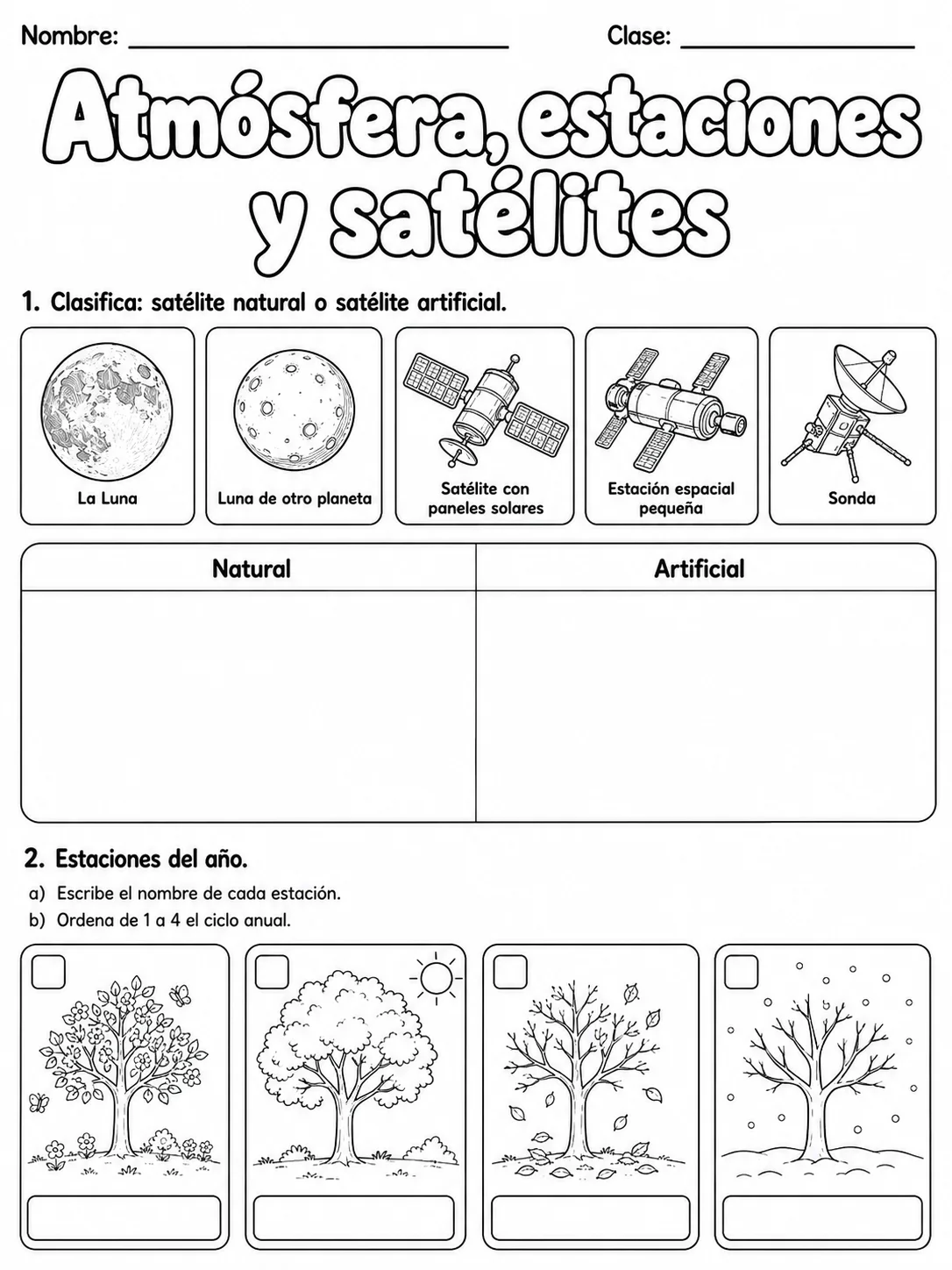 1.º grado - cuerpo humano y salud - Paquete de fichas página 4 vista previa imprimible