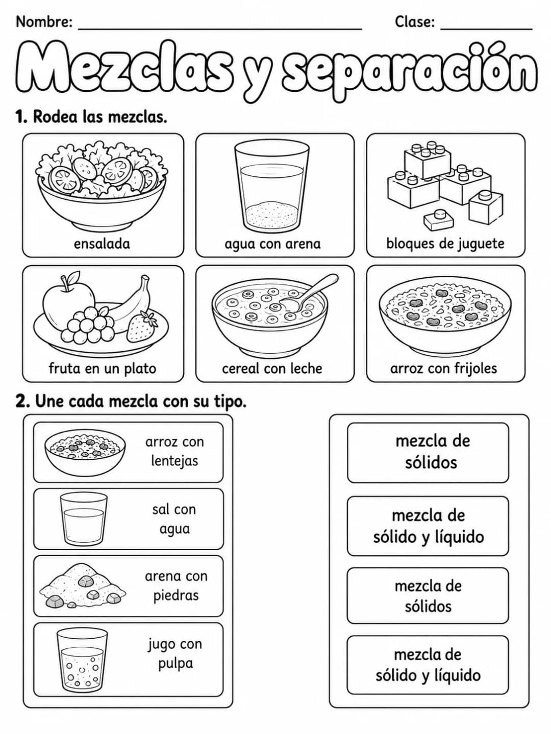 2.º grado - animales y hábitats - Paquete de fichas vista previa imprimible de ciencias en KiwiBee