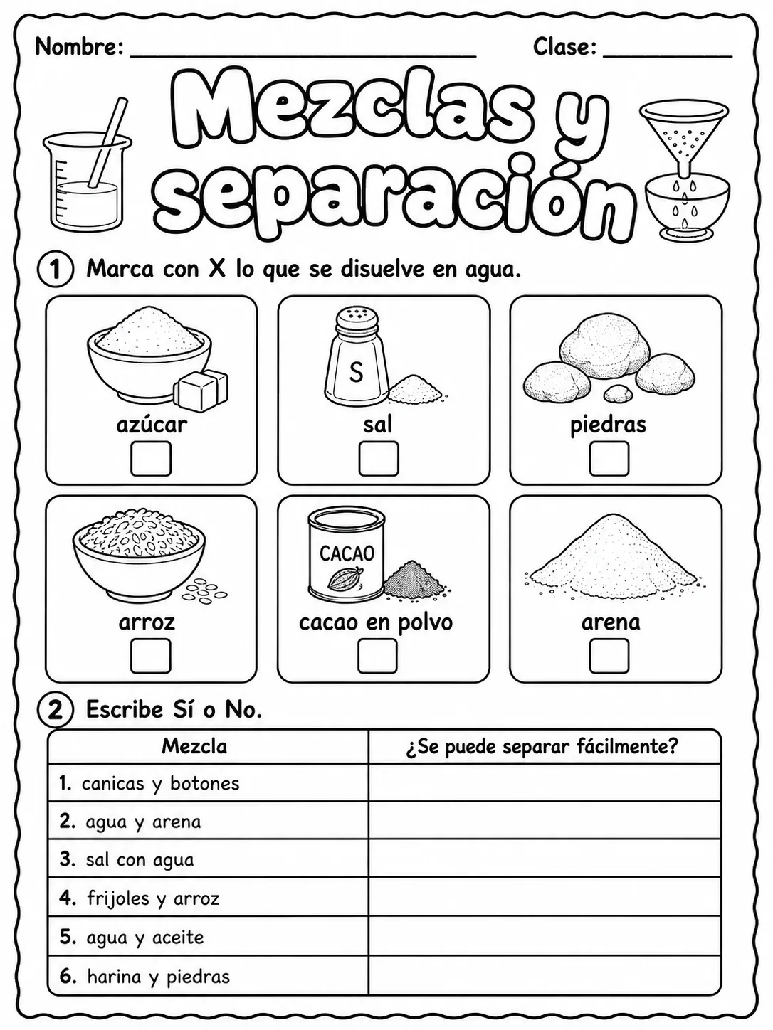 2.º grado - animales y hábitats - Paquete de fichas página 3 vista previa imprimible