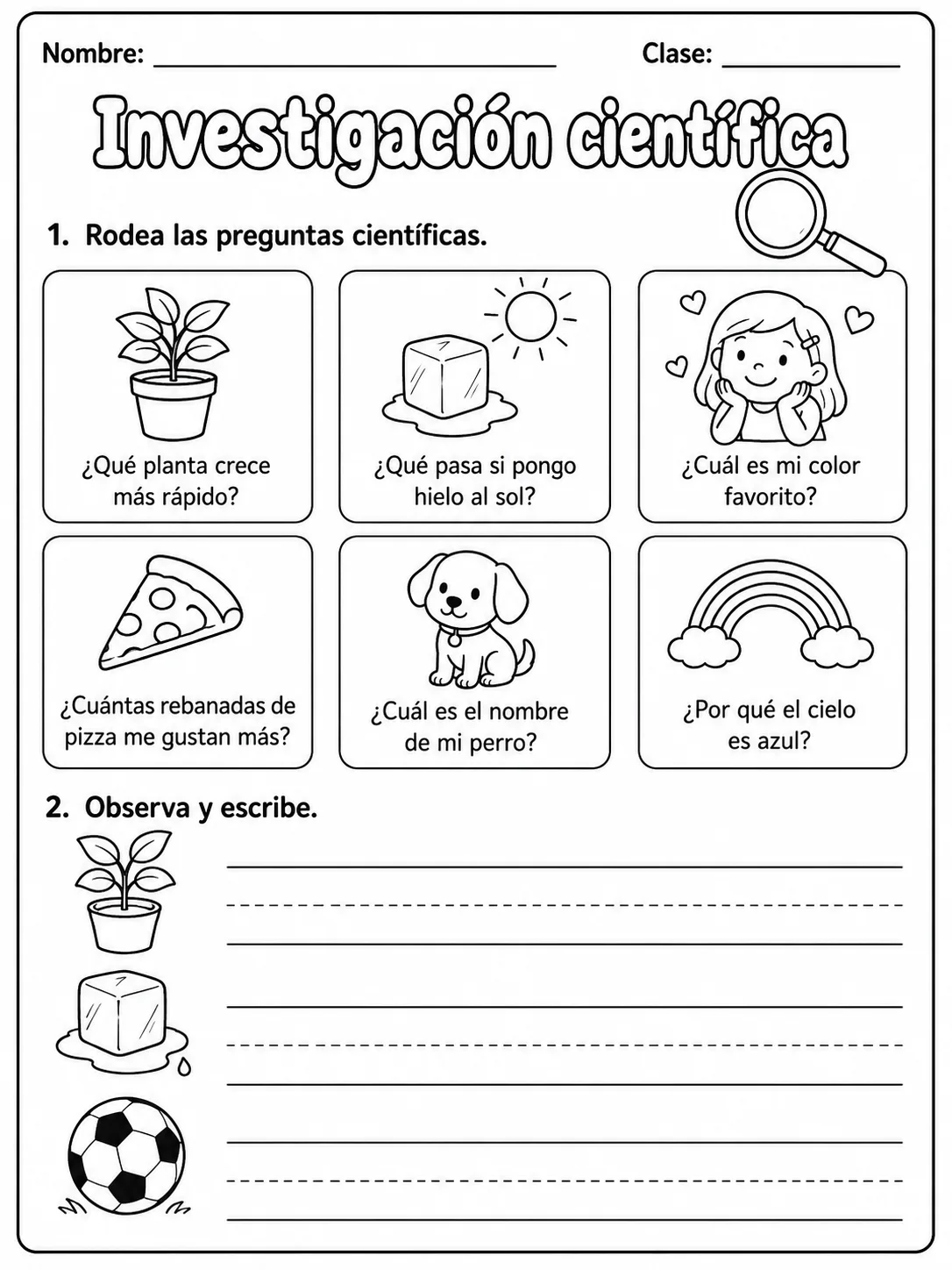2.º grado - cuerpo humano y salud - Paquete de fichas - Conjunto 3 vista previa imprimible de ciencias en KiwiBee