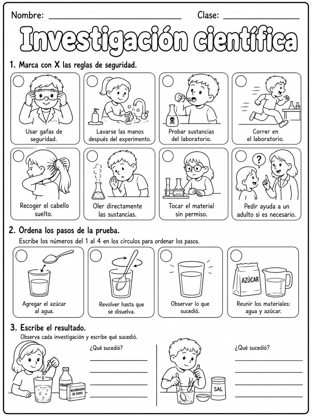 2.º grado - cuerpo humano y salud - Paquete de fichas - Conjunto 3 página 4 vista previa imprimible