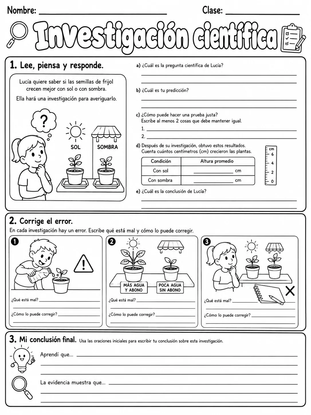2.º grado - cuerpo humano y salud - Paquete de fichas - Conjunto 3 página 10 vista previa imprimible
