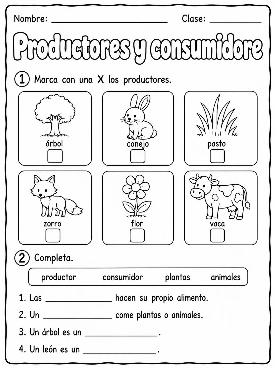 2.º grado - plantas - Paquete de fichas - Conjunto 3 página 2 vista previa imprimible