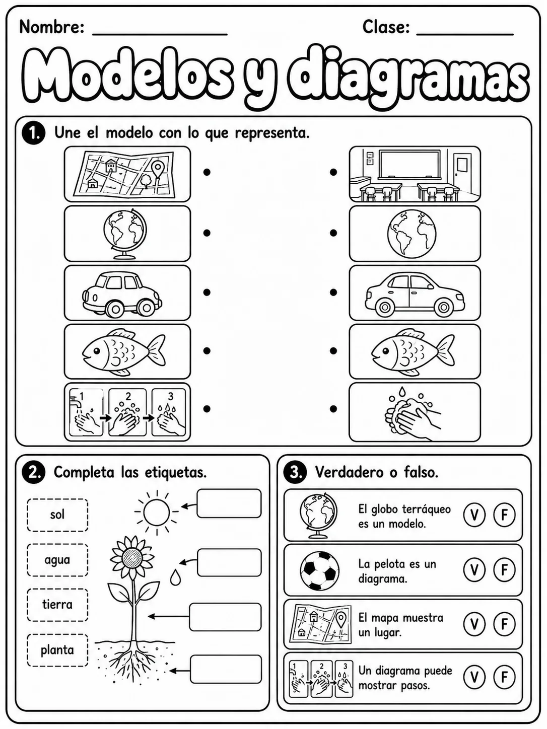 2.º grado - plantas - Paquete de fichas página 9 vista previa imprimible