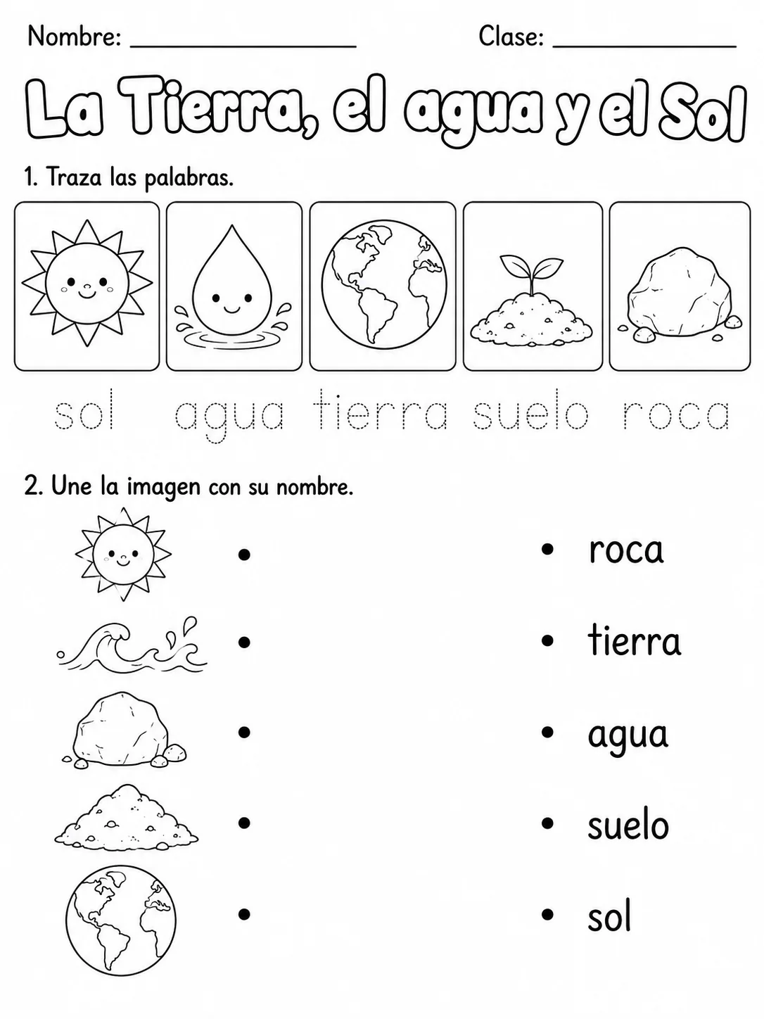 3.º grado - agua - Paquete de fichas - Conjunto 2 página 3 vista previa imprimible