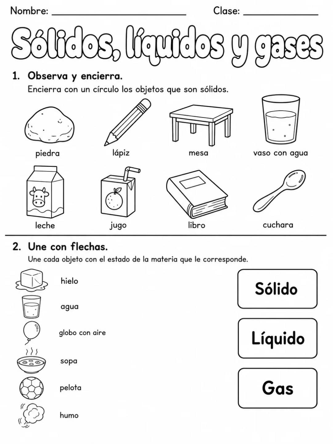 3.º grado - agua y medio ambiente - Paquete de fichas - Conjunto 2 vista previa imprimible de ciencias en KiwiBee