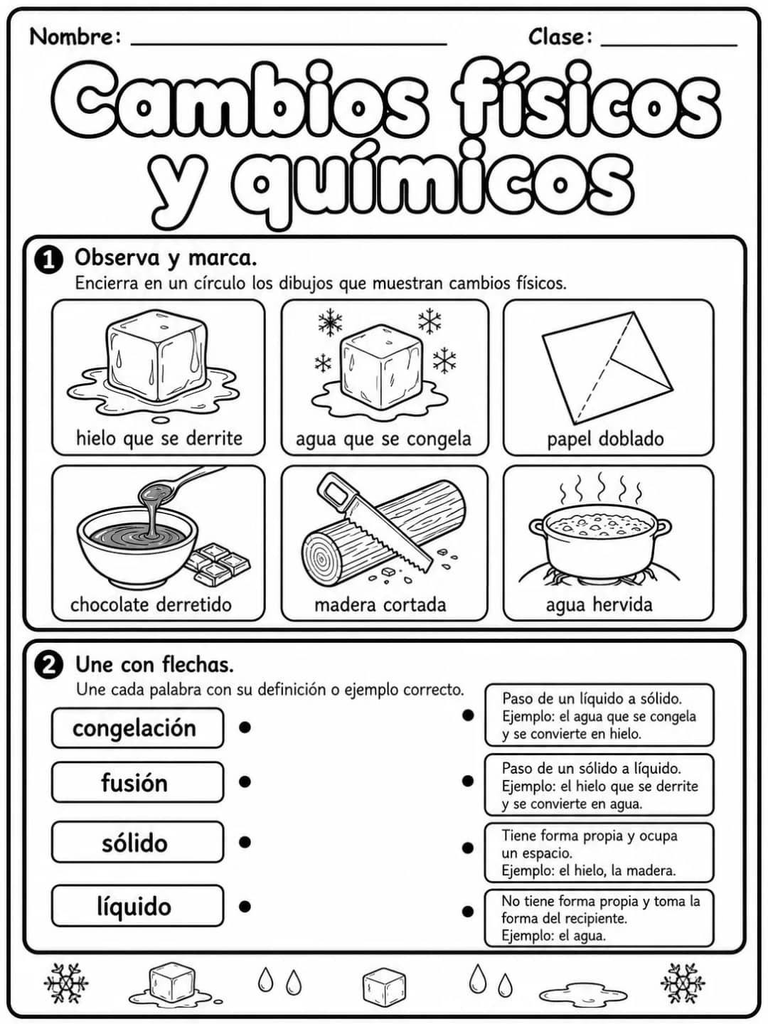 3.º grado - agua y medio ambiente - Paquete de fichas vista previa imprimible de ciencias en KiwiBee