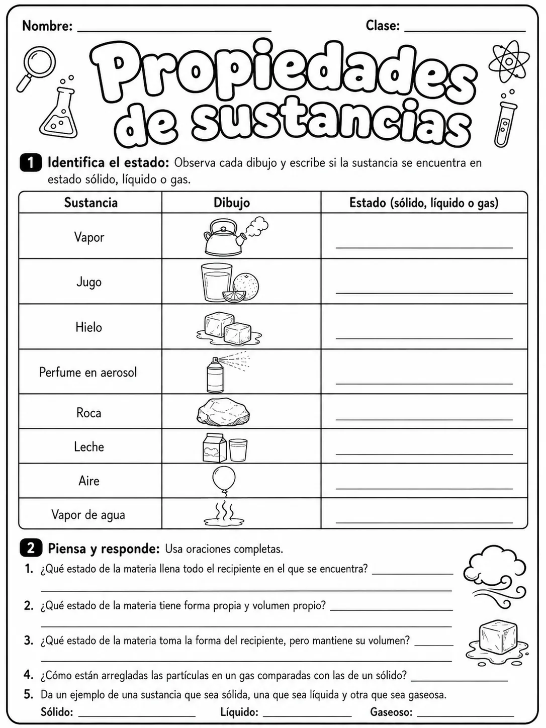 3.º grado - animales y hábitats - Paquete de fichas - Conjunto 4 página 3 vista previa imprimible