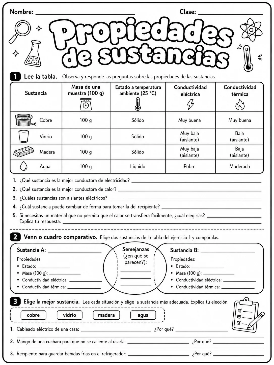 3.º grado - animales y hábitats - Paquete de fichas - Conjunto 4 página 7 vista previa imprimible