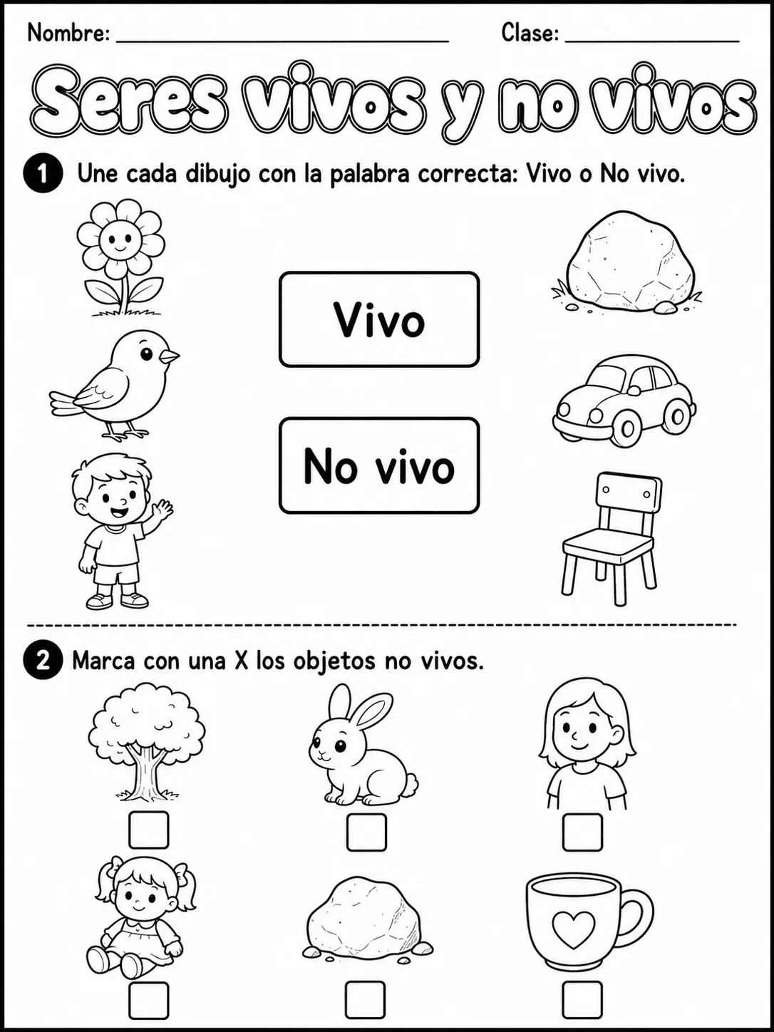 3.º grado - animales y hábitats - Paquete de fichas página 2 vista previa imprimible
