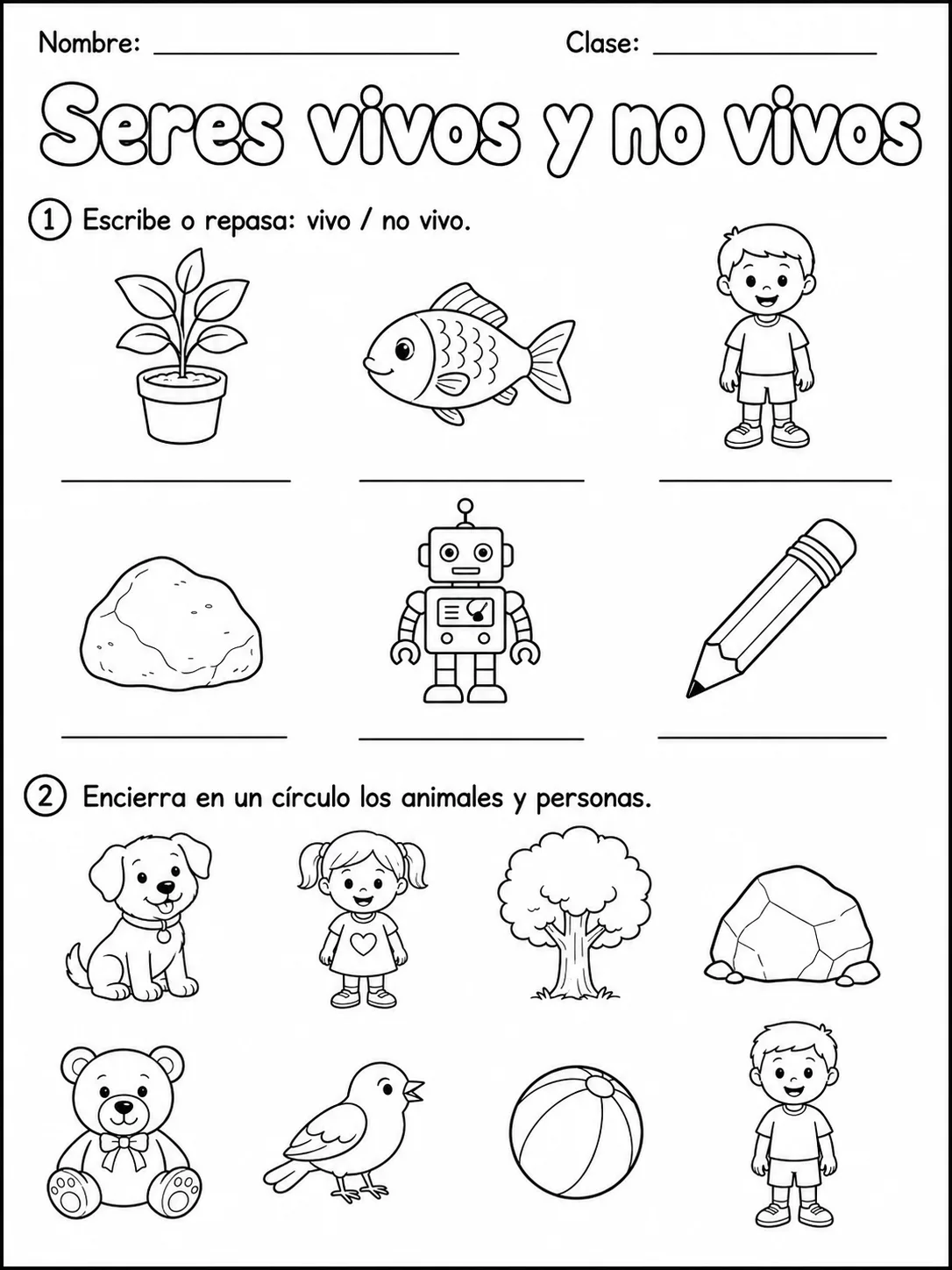 3.º grado - animales y hábitats - Paquete de fichas página 3 vista previa imprimible