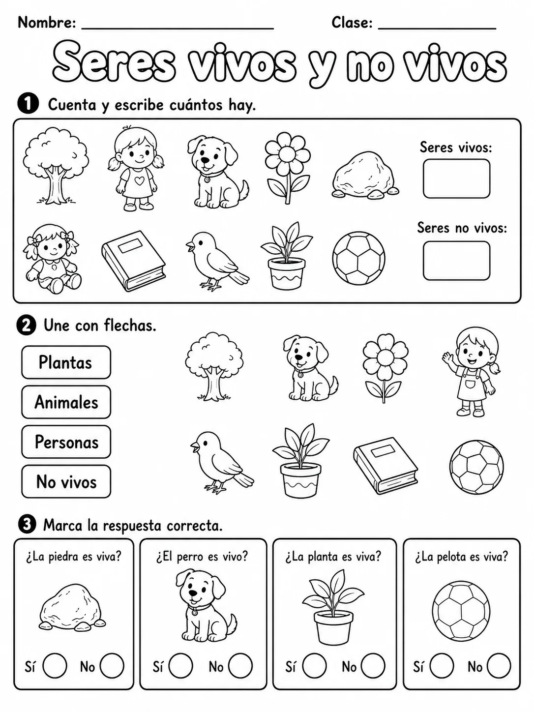 3.º grado - animales y hábitats - Paquete de fichas página 6 vista previa imprimible
