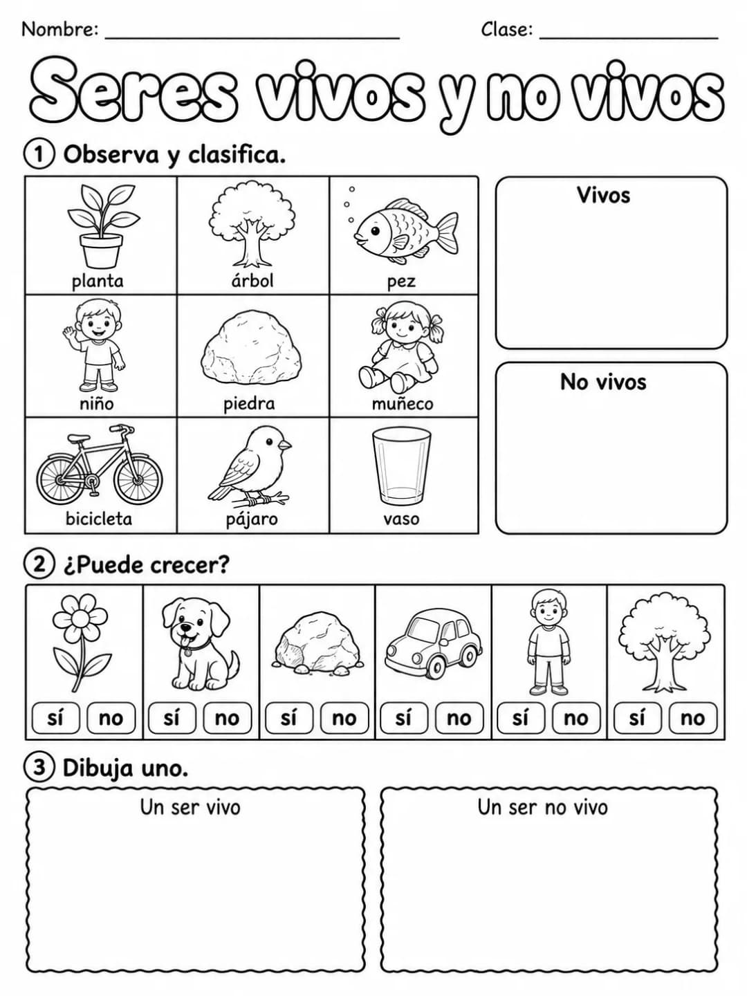 3.º grado - animales y hábitats - Paquete de fichas página 7 vista previa imprimible