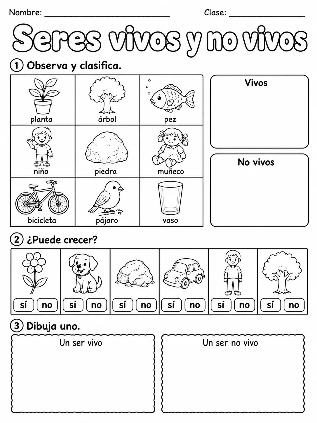 3.º grado - animales y hábitats - Paquete de fichas página 7 vista previa imprimible
