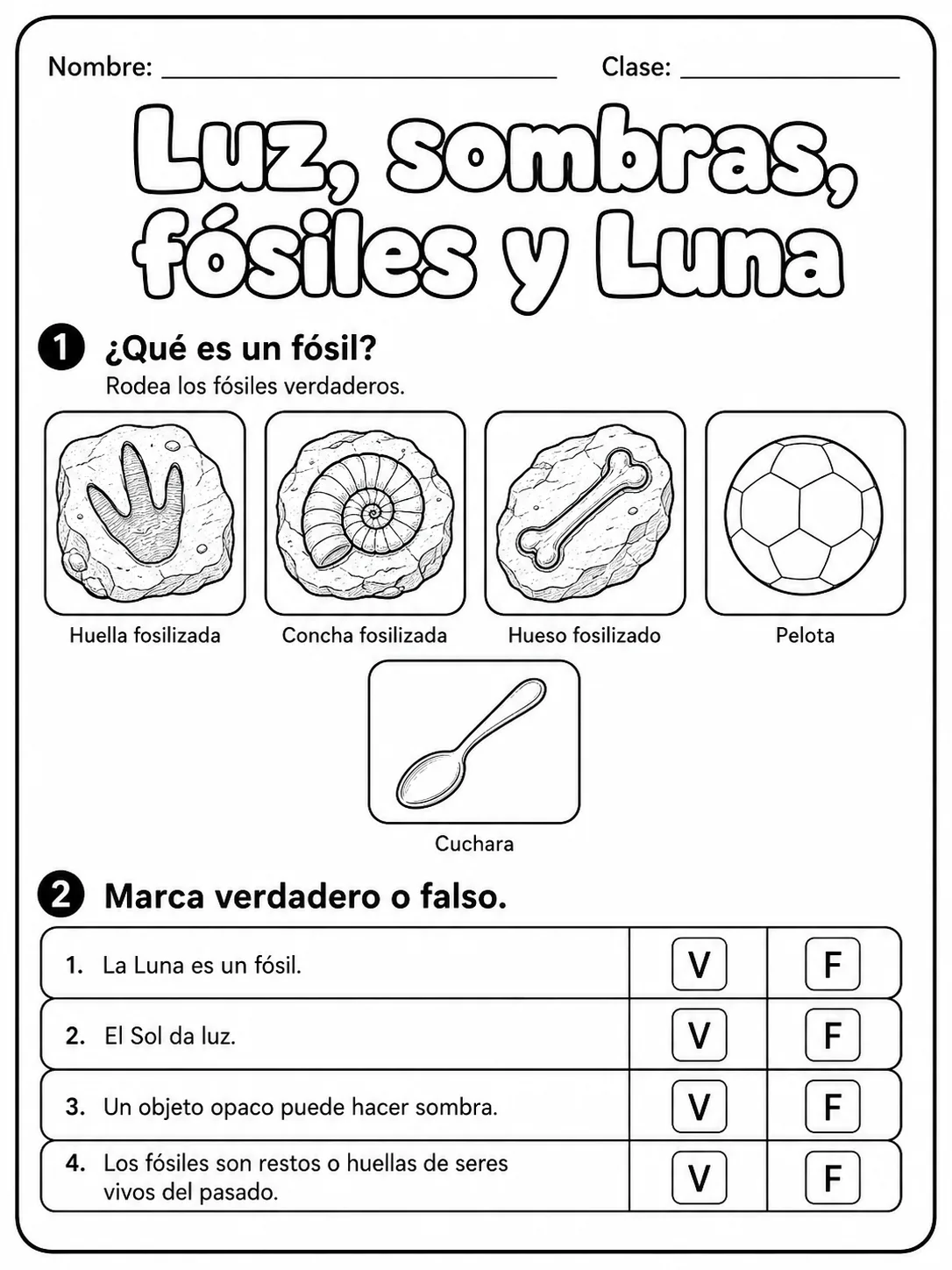 3.º grado - ciencias físicas - Paquete de fichas - Conjunto 2 página 4 vista previa imprimible