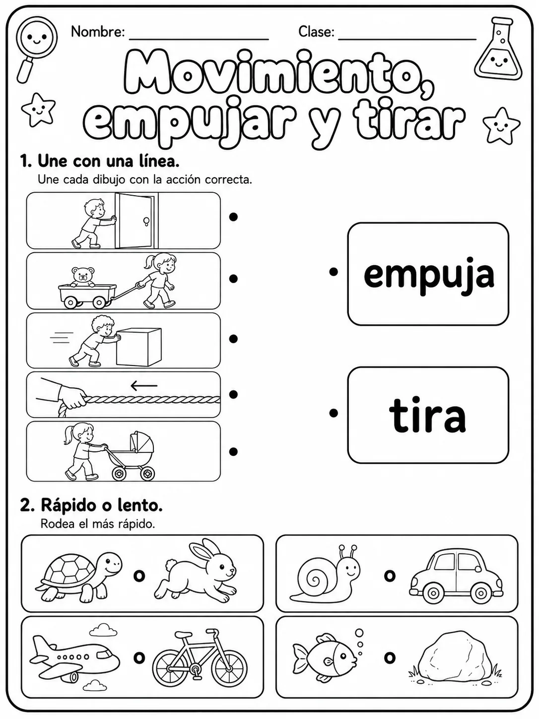 3.º grado - ciencias físicas - Paquete de fichas - Conjunto 3 página 3 vista previa imprimible