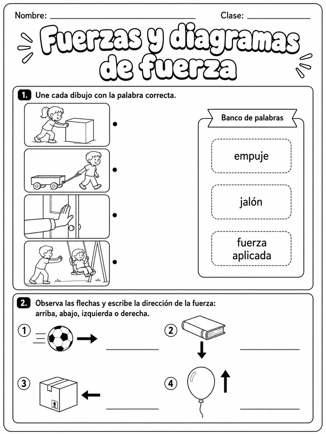 3.º grado - ciencias físicas - Paquete de fichas - Conjunto 4 vista previa imprimible de ciencias en KiwiBee