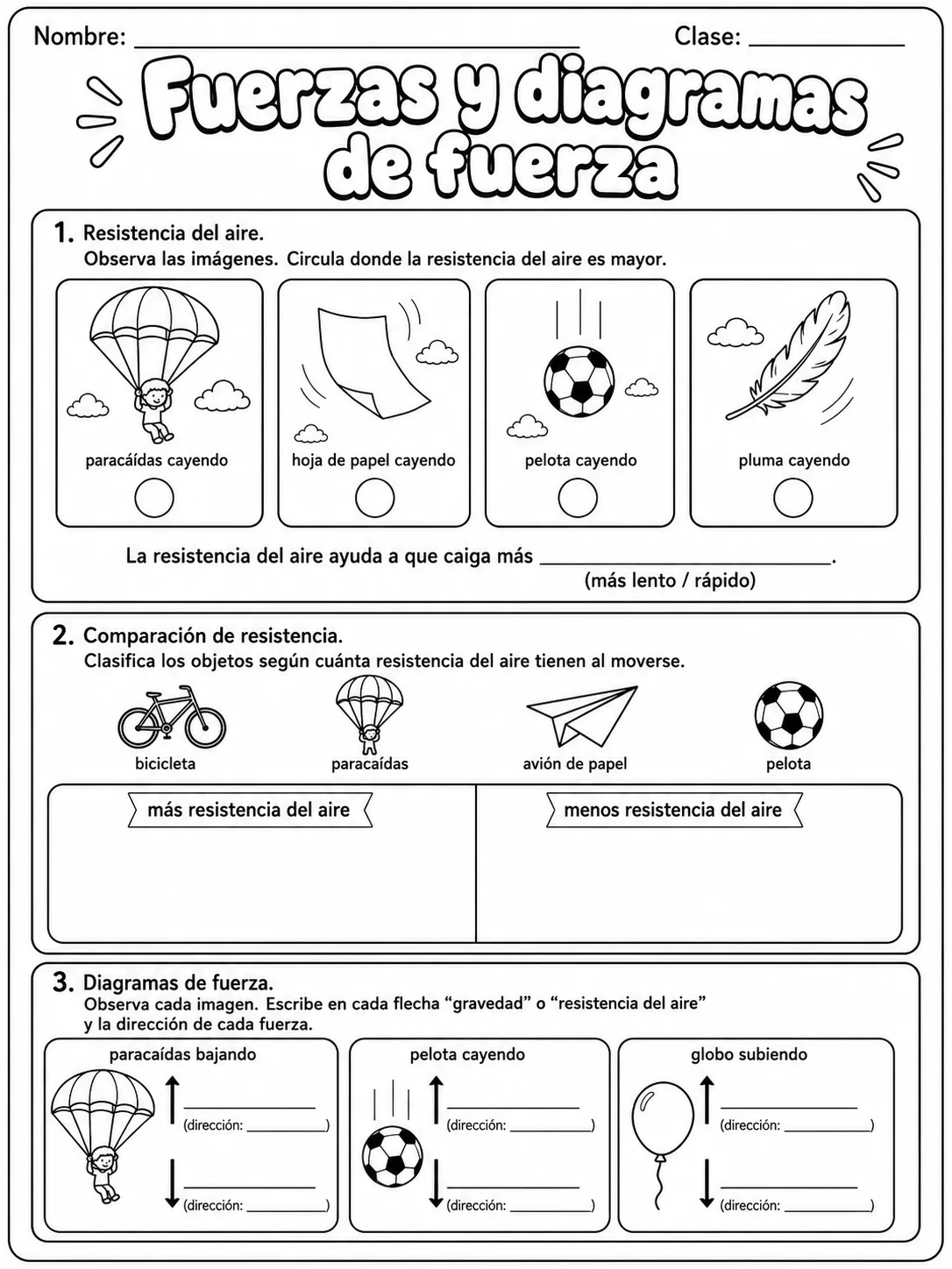 3.º grado - ciencias físicas - Paquete de fichas - Conjunto 4 página 5 vista previa imprimible