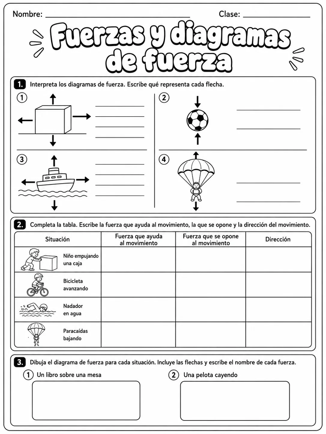 3.º grado - ciencias físicas - Paquete de fichas - Conjunto 4 página 8 vista previa imprimible