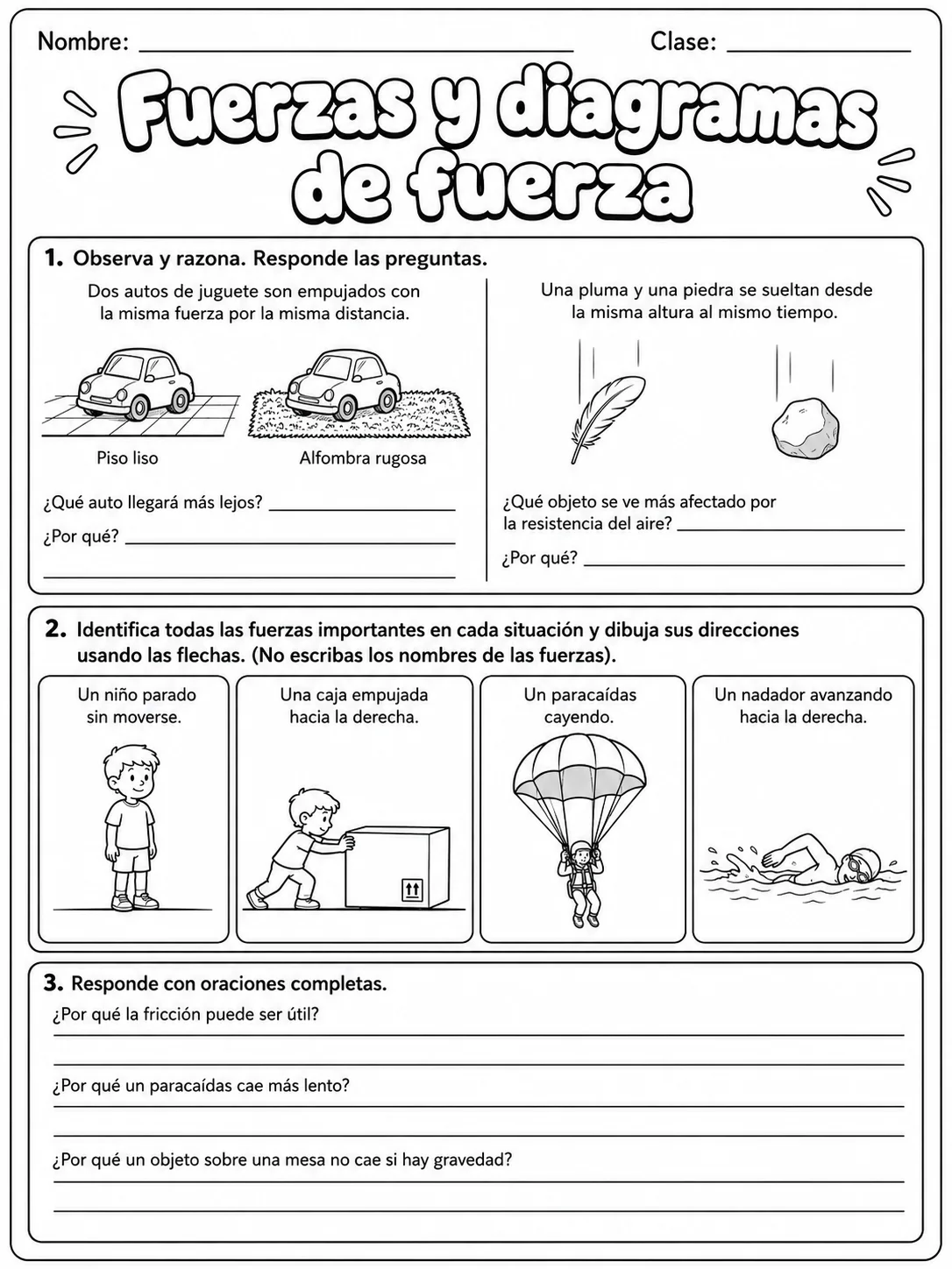 3.º grado - ciencias físicas - Paquete de fichas - Conjunto 4 página 9 vista previa imprimible