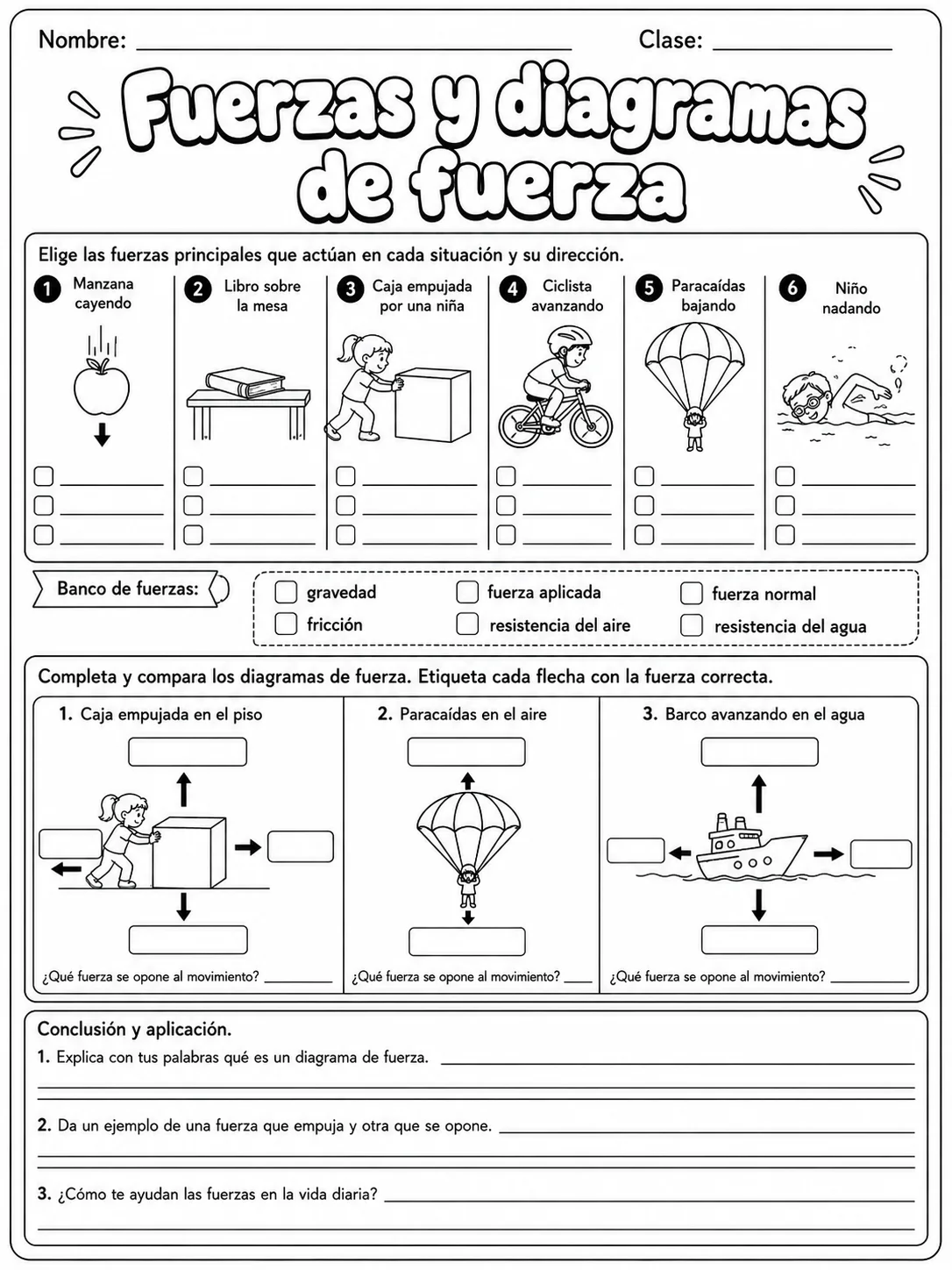 3.º grado - ciencias físicas - Paquete de fichas - Conjunto 4 página 10 vista previa imprimible