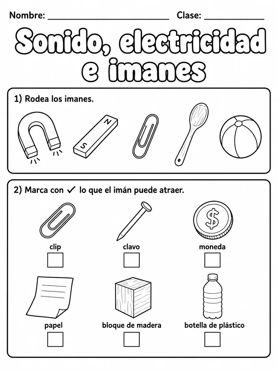 3.º grado - ciencias físicas - Paquete de fichas - Conjunto 5 página 4 vista previa imprimible