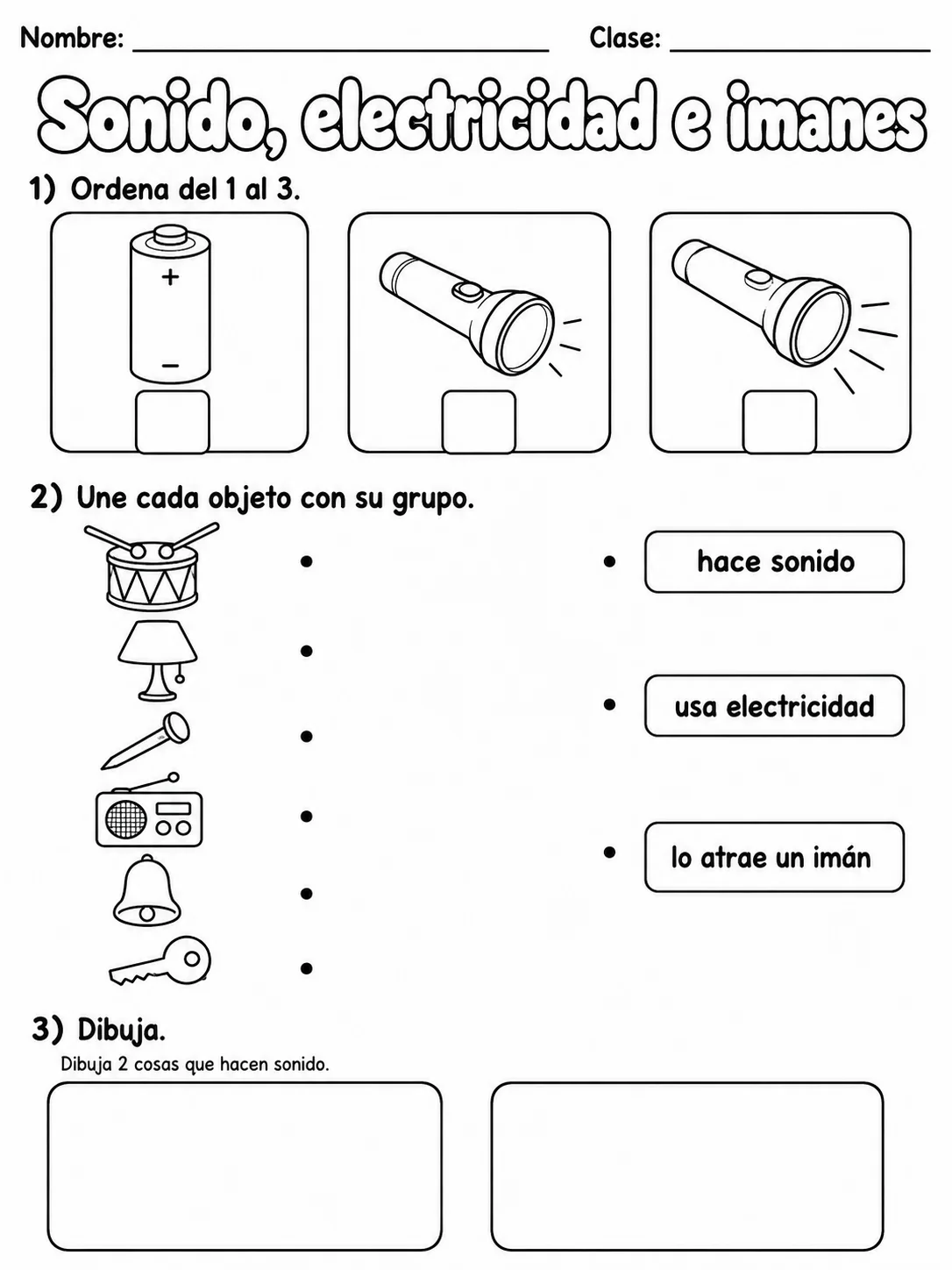 3.º grado - ciencias físicas - Paquete de fichas - Conjunto 5 página 8 vista previa imprimible