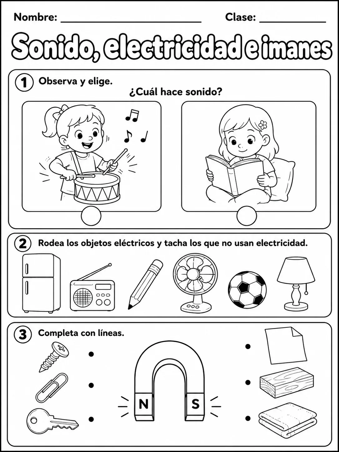 3.º grado - ciencias físicas - Paquete de fichas - Conjunto 5 página 9 vista previa imprimible
