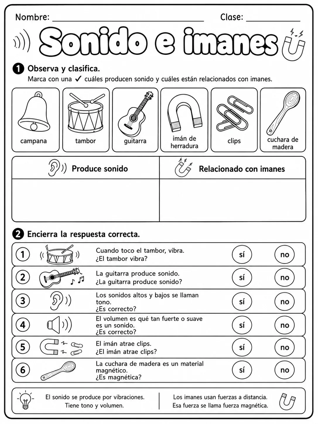 3.º grado - ciencias físicas - Paquete de fichas - Conjunto 6 vista previa imprimible de ciencias en KiwiBee