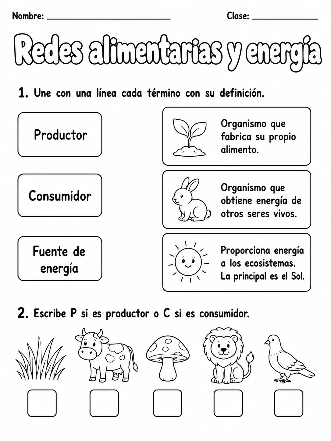 3.º grado - ciencias físicas - Paquete de fichas - Conjunto 7 página 2 vista previa imprimible