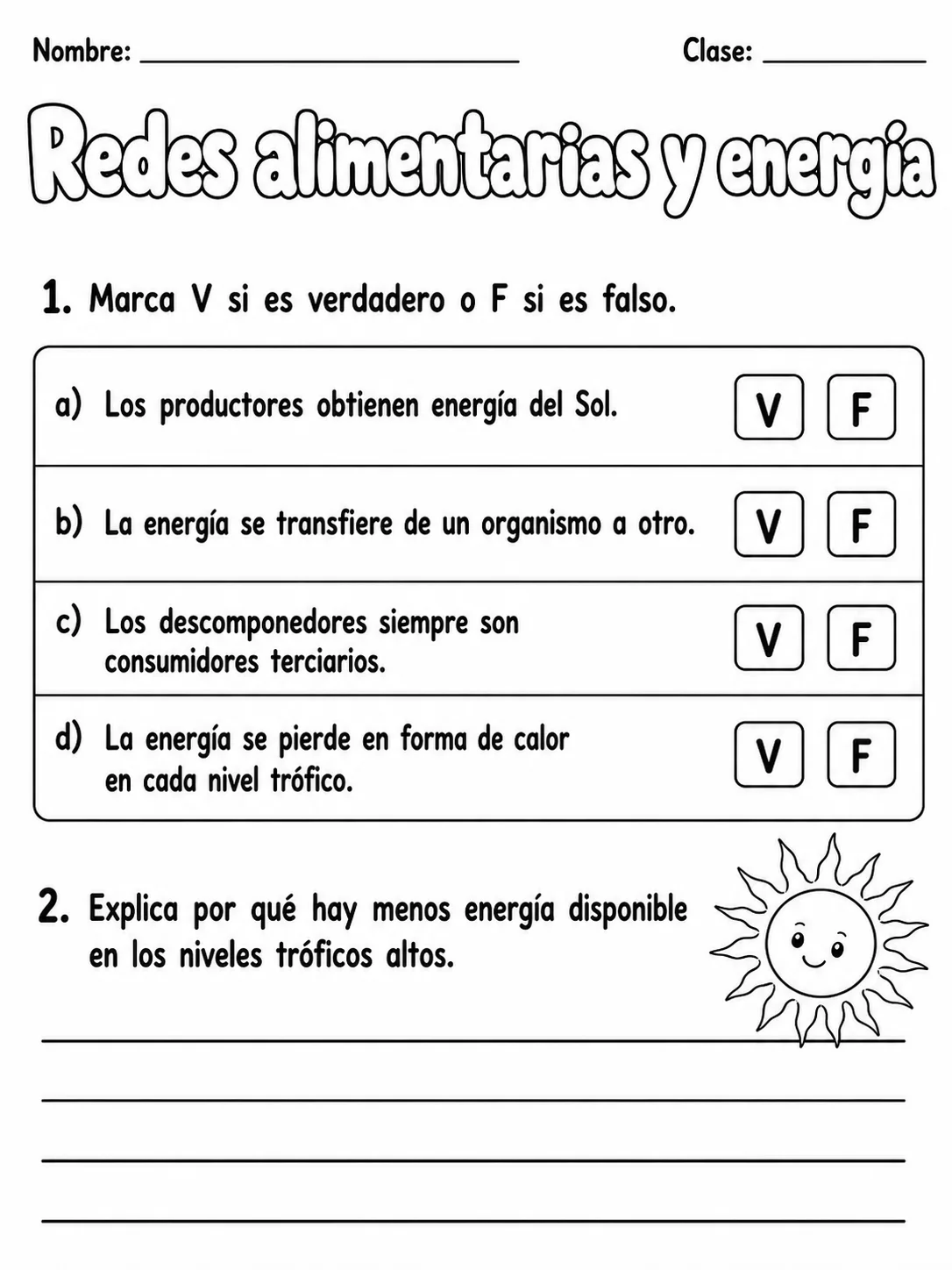3.º grado - ciencias físicas - Paquete de fichas - Conjunto 7 página 7 vista previa imprimible