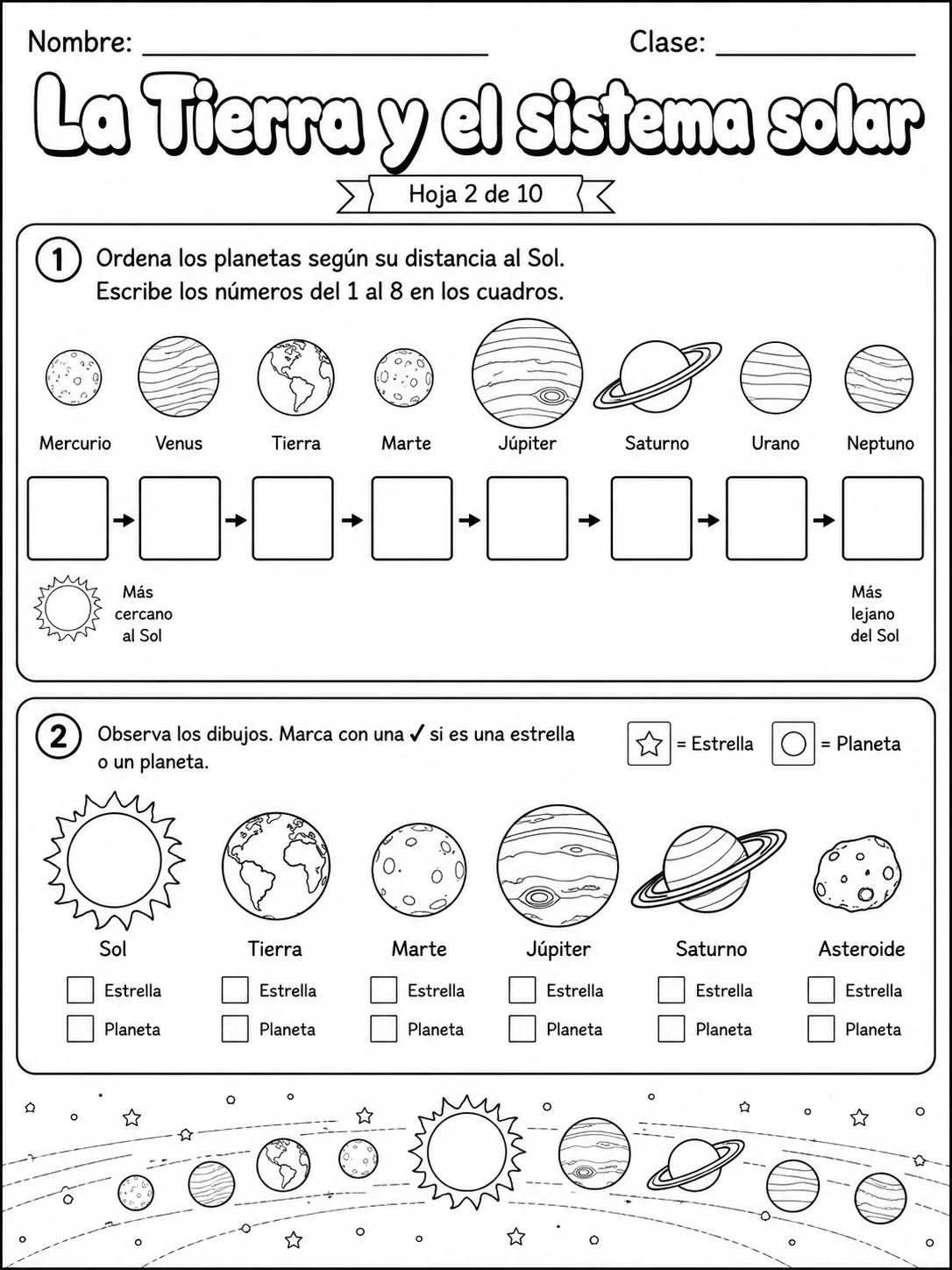 3.º grado - ciencias naturales - Paquete de fichas página 2 vista previa imprimible