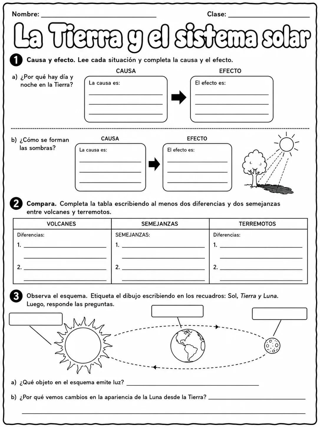 3.º grado - ciencias naturales - Paquete de fichas página 8 vista previa imprimible