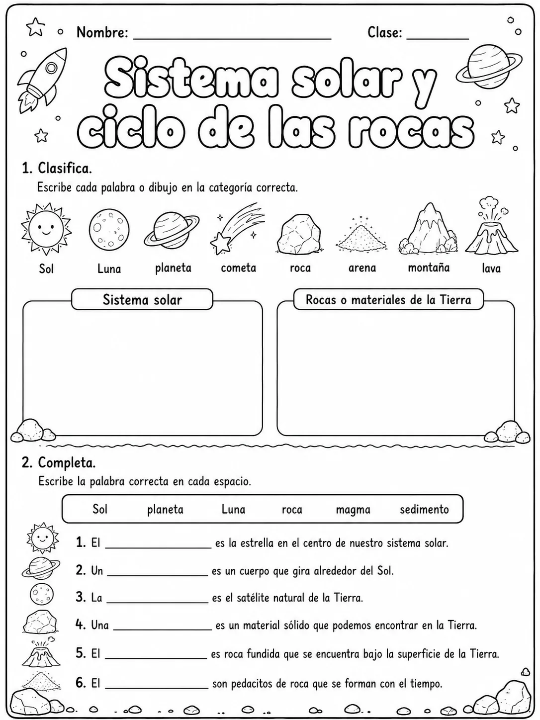 3.º grado - materiales - Paquete de fichas - Conjunto 2 página 2 vista previa imprimible