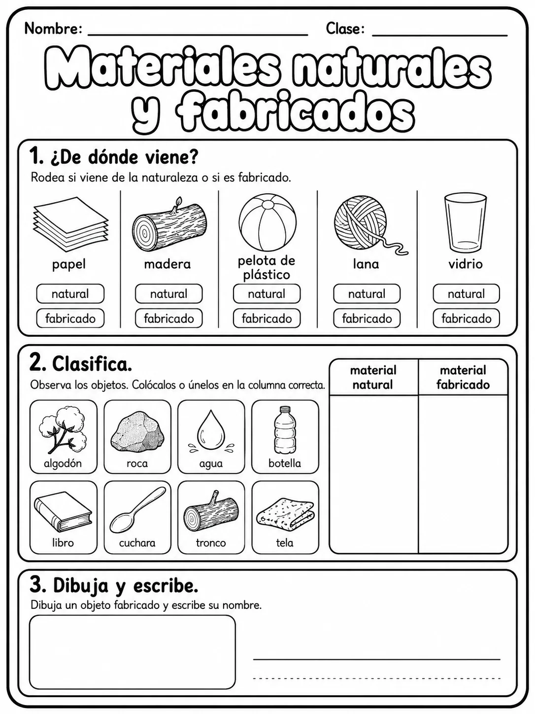 3.º grado - materiales - Paquete de fichas - Conjunto 3 página 5 vista previa imprimible