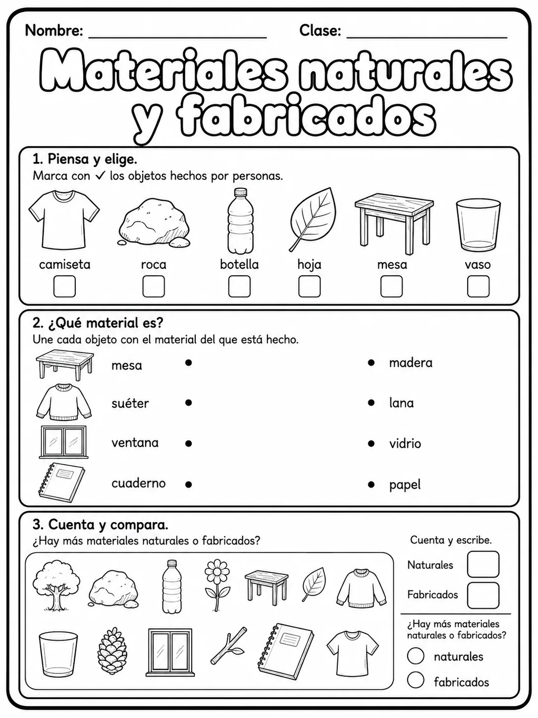 3.º grado - materiales - Paquete de fichas - Conjunto 3 página 7 vista previa imprimible