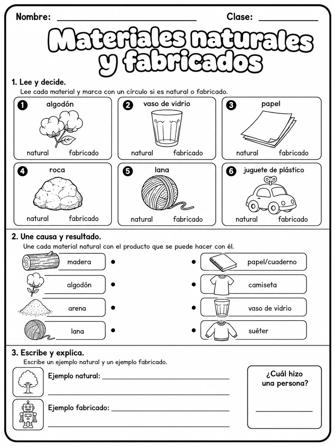 3.º grado - materiales - Paquete de fichas - Conjunto 3 página 9 vista previa imprimible