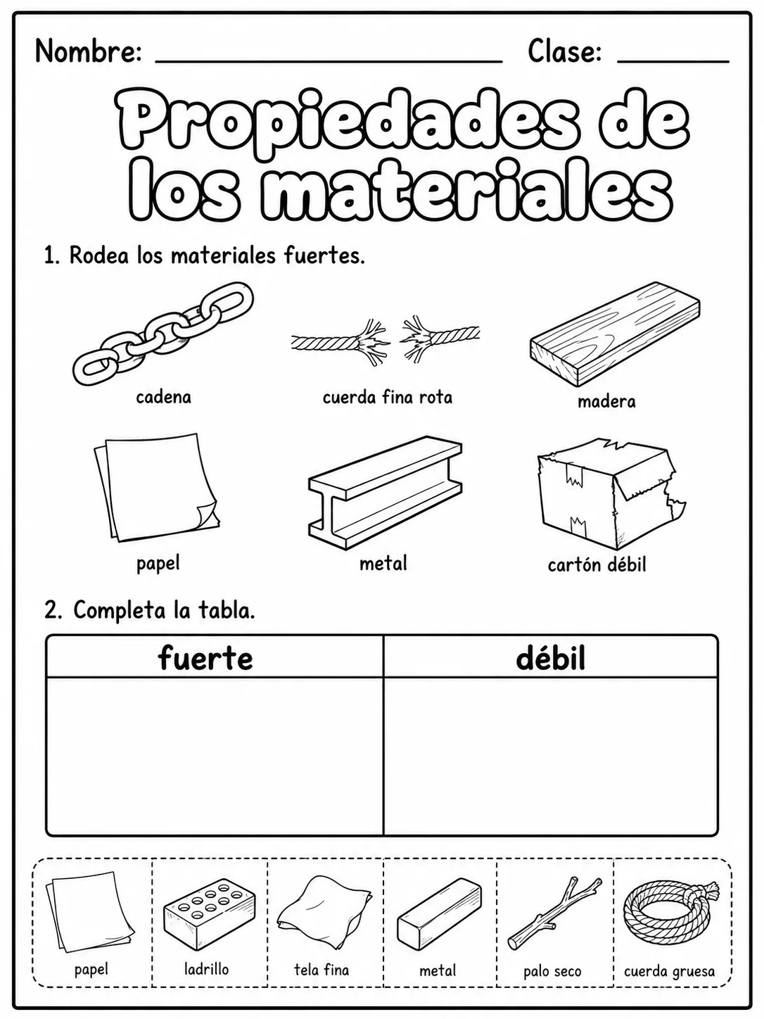 3.º grado - materiales - Paquete de fichas - Conjunto 4 página 4 vista previa imprimible