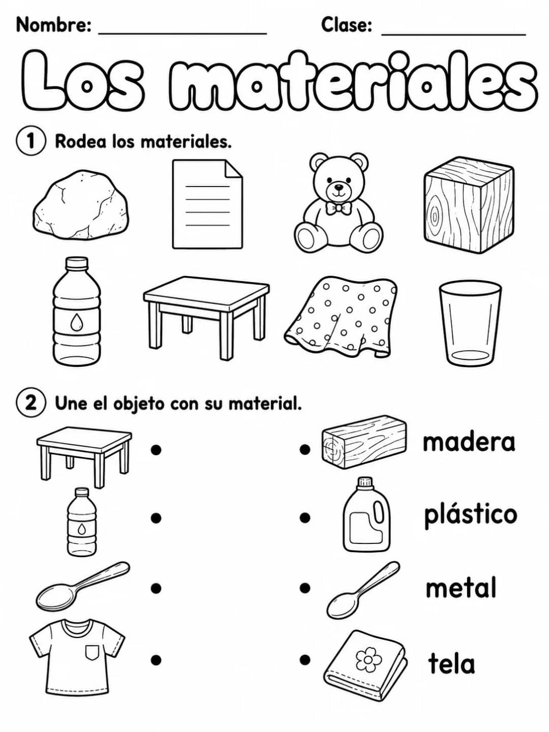 3.º grado - materiales - Paquete de fichas - Conjunto 5 vista previa imprimible de ciencias en KiwiBee
