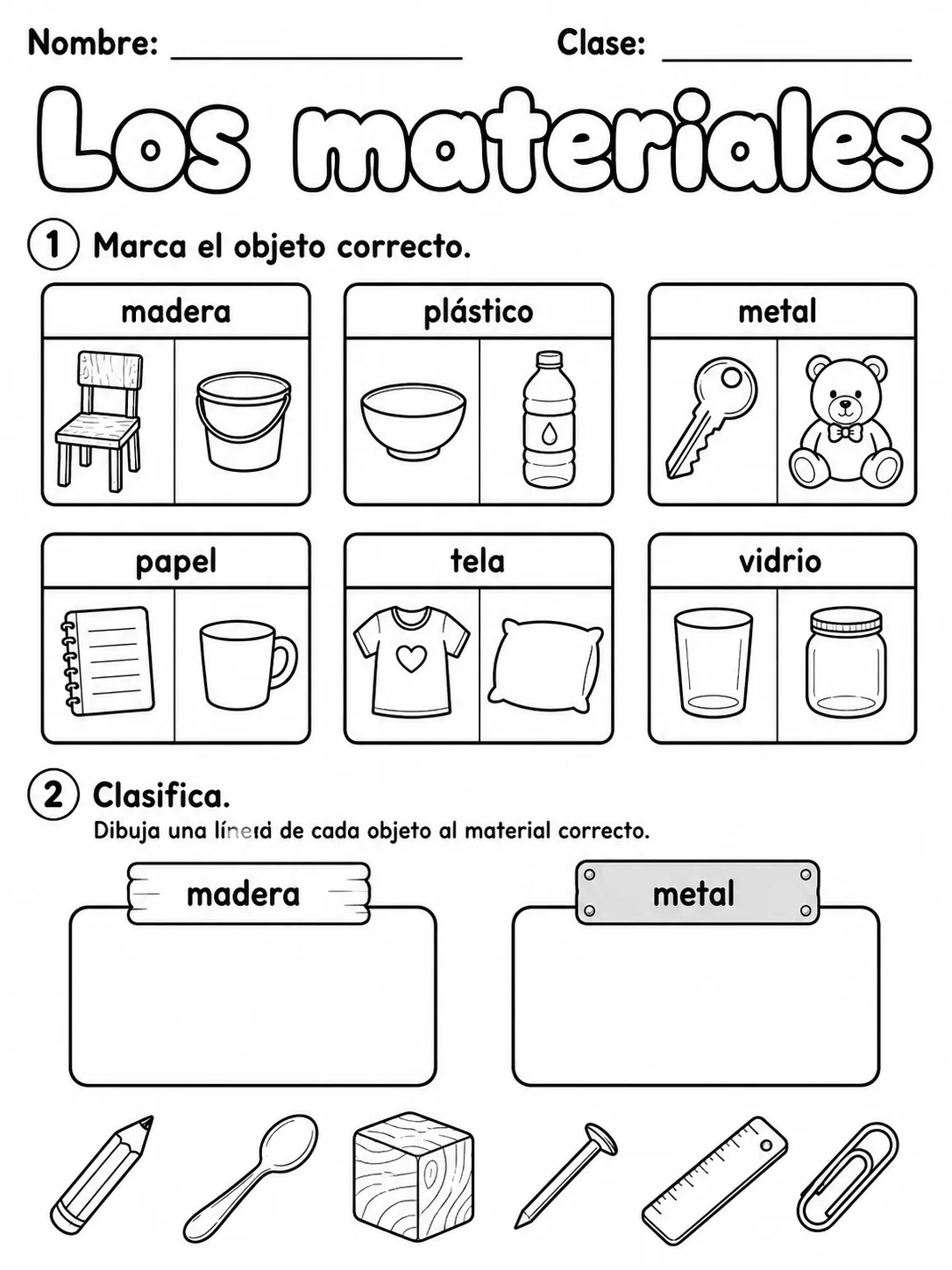 3.º grado - materiales - Paquete de fichas - Conjunto 5 página 2 vista previa imprimible