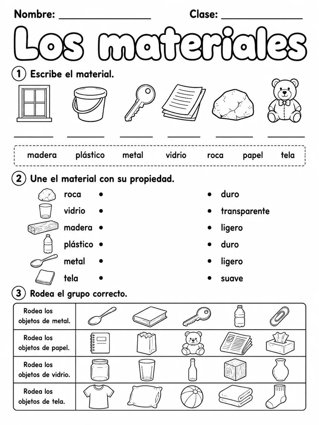 3.º grado - materiales - Paquete de fichas - Conjunto 5 página 9 vista previa imprimible
