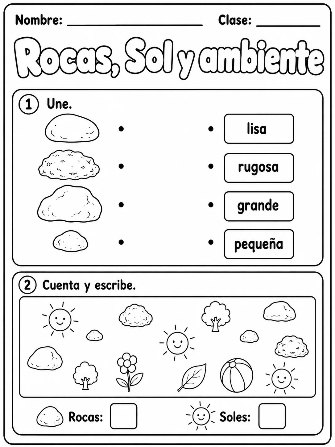 3.º grado - materiales - Paquete de fichas - Conjunto 6 página 2 vista previa imprimible