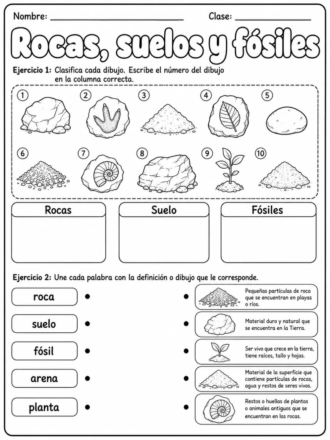 3.º grado - materiales - Paquete de fichas vista previa imprimible de ciencias en KiwiBee