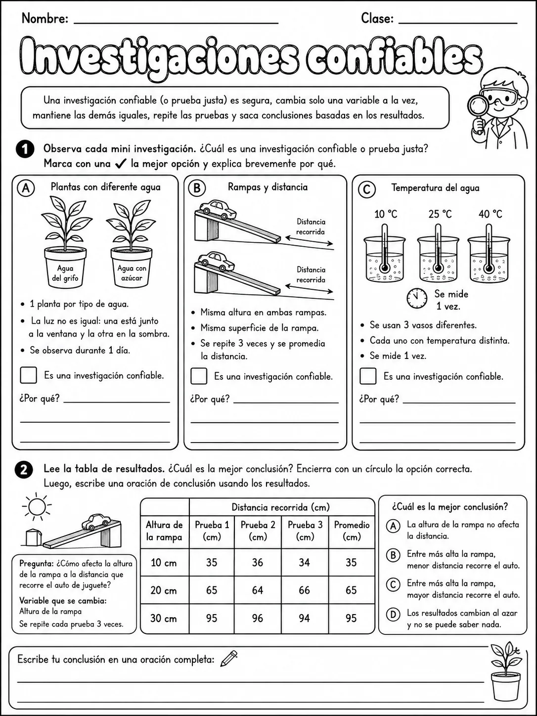 3.º grado - plantas - Paquete de fichas página 5 vista previa imprimible